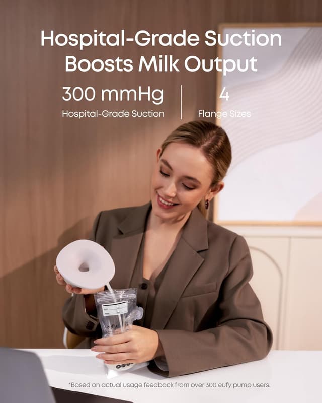 Thumbnail 6 de eufy Breast Pump S1 Pro wearable 300 mmHg