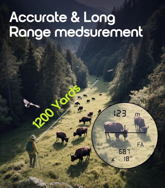 Detalle 2 de REVASRI Telémetro de caza 1100 m