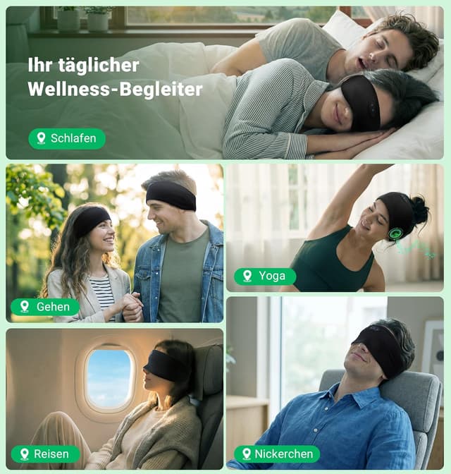 Thumbnail 6 de Bluetooth Schlafkopfhörer Stirnband 5.4