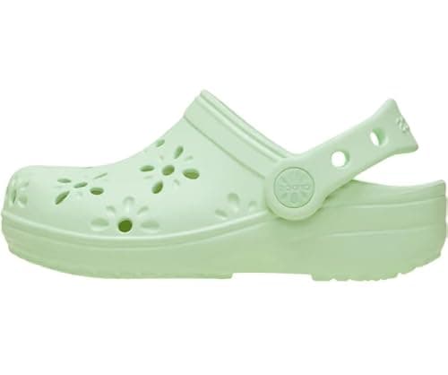 Thumbnail 6 de Crocs Classic Floral Cut Out Clog 🦶 Niños Jade 22/23 EU
