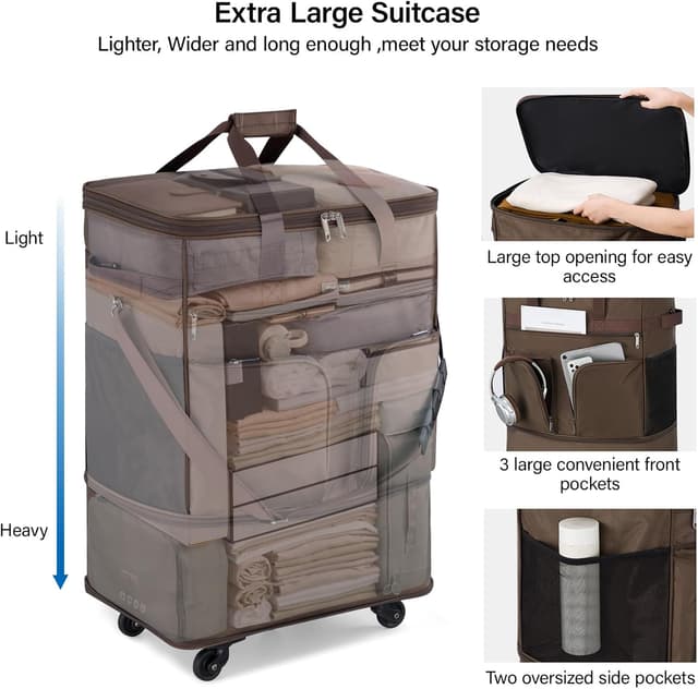 Detalle de Hanke Expandable Large Suitcase 28 inch