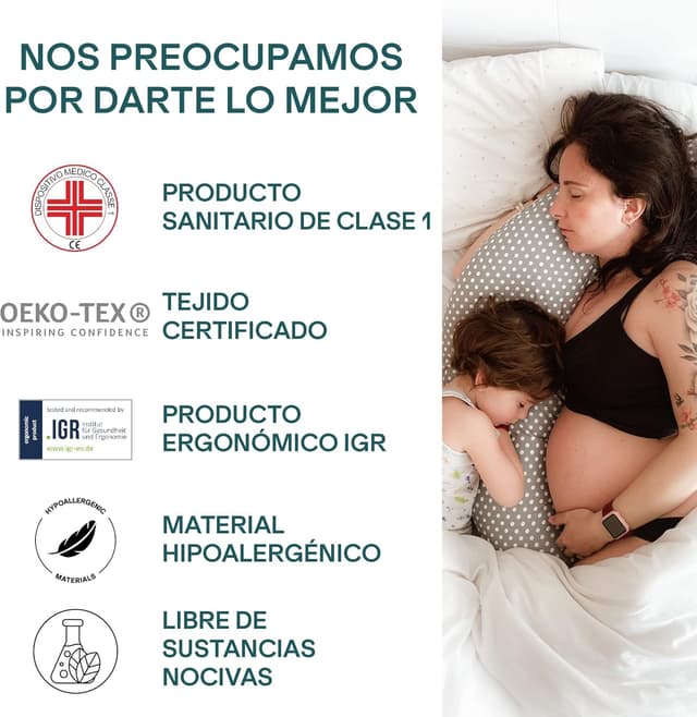 Detalle de KOALA BABYCARE Cojín de lactancia XXL