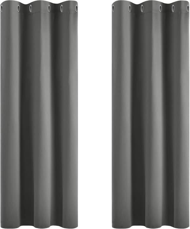 Detalle de Deconovo Thermal Insulated Eyelet Curtains 42x54