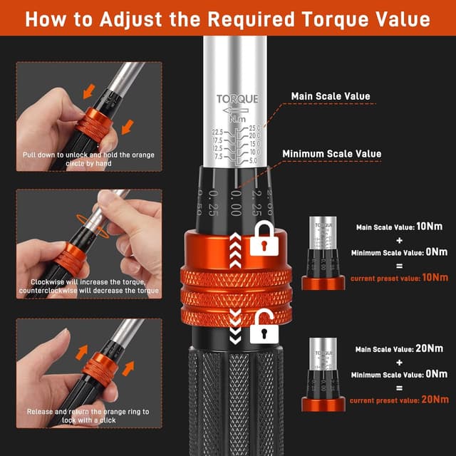 Thumbnail 6 de Rainllon Llave dinamométrica bicicleta 5-25 N·m
