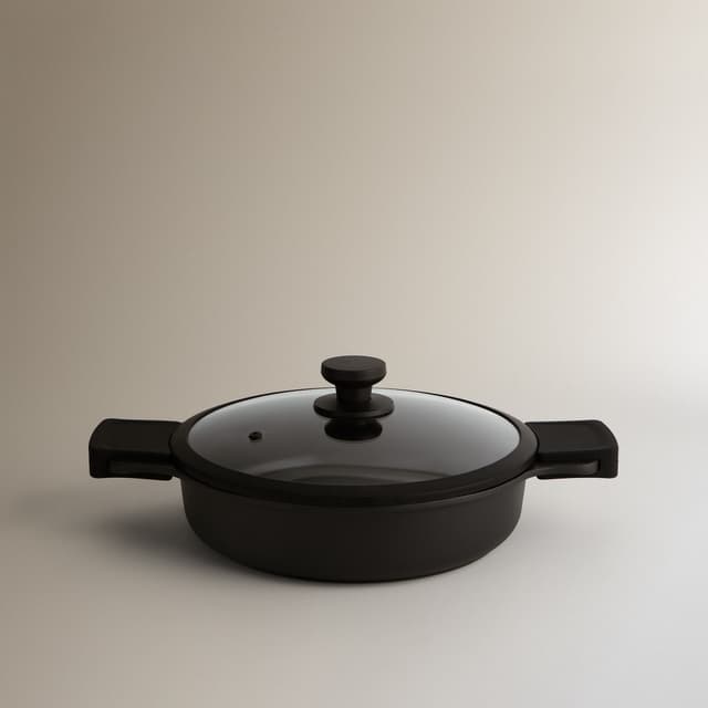 Detalle de El Corte Inglés Cacerola baja Excellent Pro 24 cm