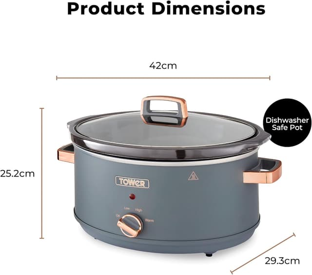 Thumbnail 5 de Tower Cavaletto 6.5L Slow Cooker