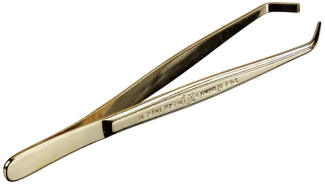 Detalle de Pfeilring Pinzette 9 cm vergoldet