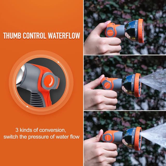 Thumbnail 2 de BIBURY Upgraded Garden Hose Spray Gun Set