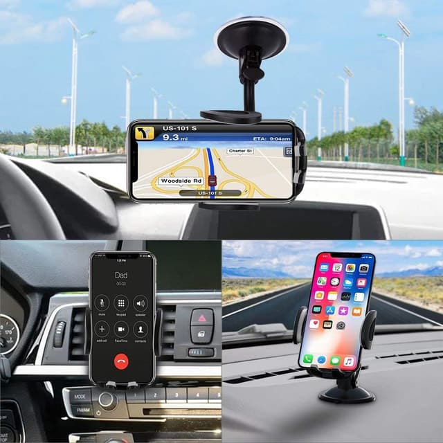 Detalle 2 de Vansky Car Phone Holder Mount 3-in-1 for iPhone