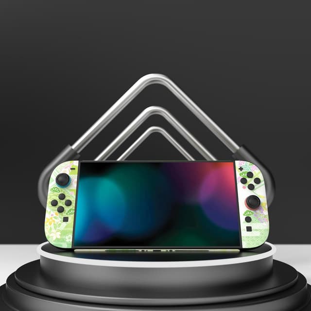 Detalle de playvital Full Set Protective Skins for Nintendo Switch 2 (Wishing Shrine) with dock & grip vinyl wrap