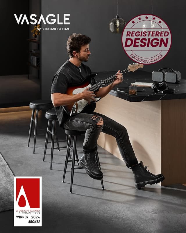 Thumbnail 3 de VASAGLE EKHO Sgabelli da Bar 63 cm