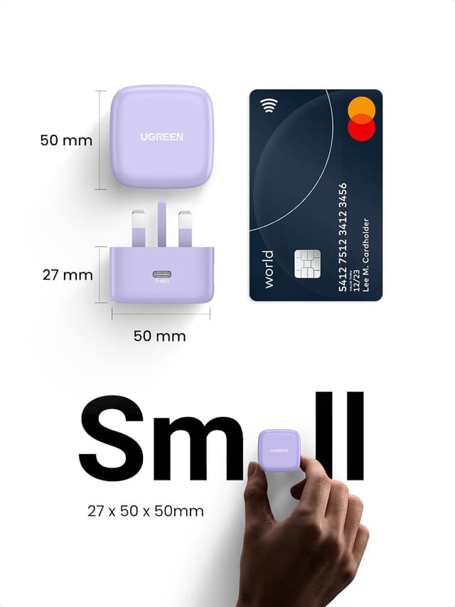Thumbnail 6 de UGREEN 20W USB-C Plug PD fast charger adapter (Type-C wall plug)