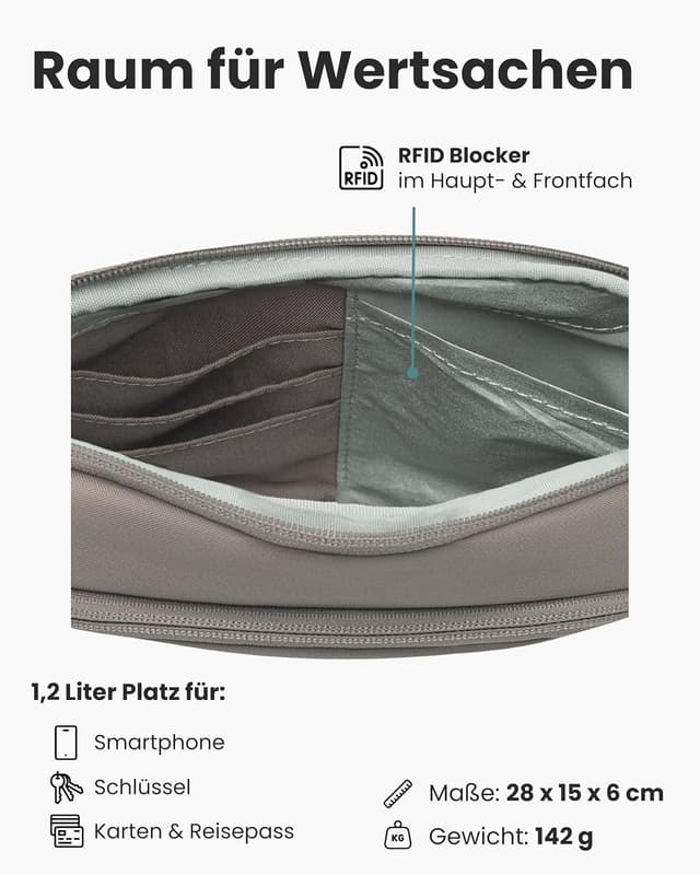 Detalle 1 de Larkson Helge Large Sling Bag 1,2 l