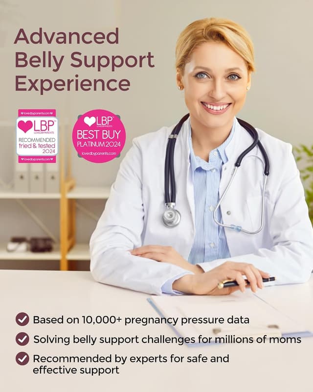 Thumbnail 6 de Pregnancy belly band support for back