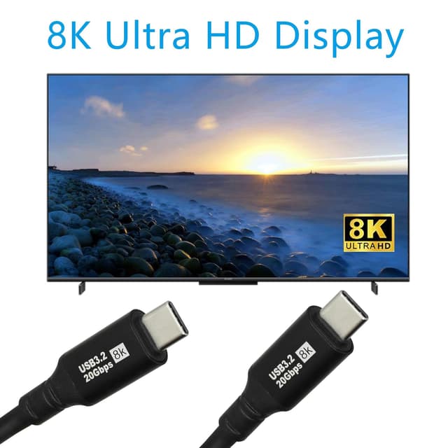 Thumbnail 4 de USB C 3.2 100W Fast Charging Cable 25cm