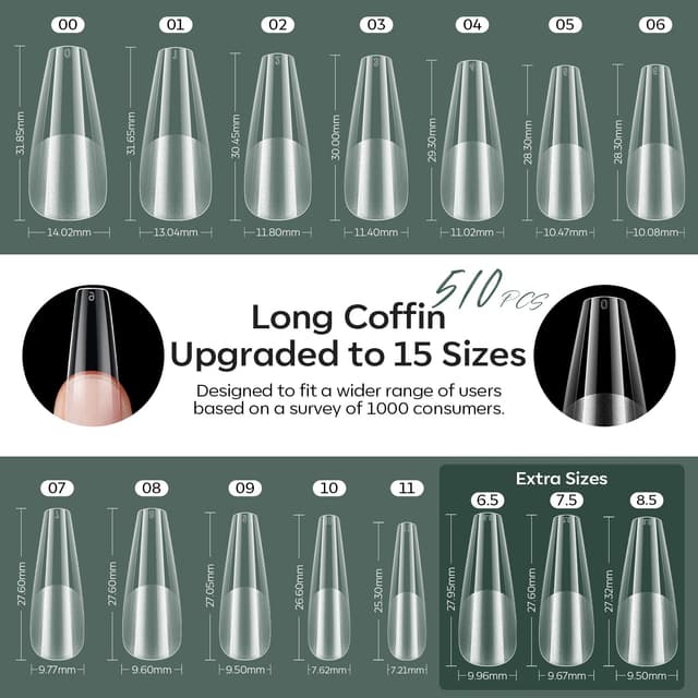 Thumbnail 4 de modelones X Nail Gel Kit 500pcs đź’…