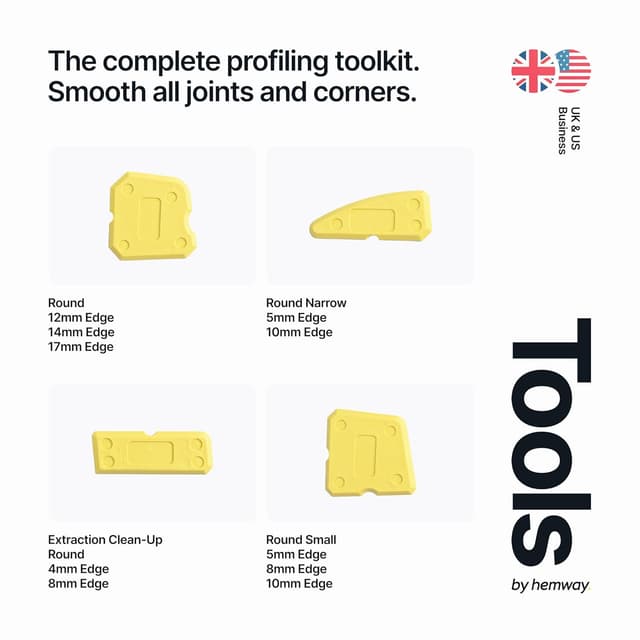 Detalle de Finishing sealant tool kit 4 piece