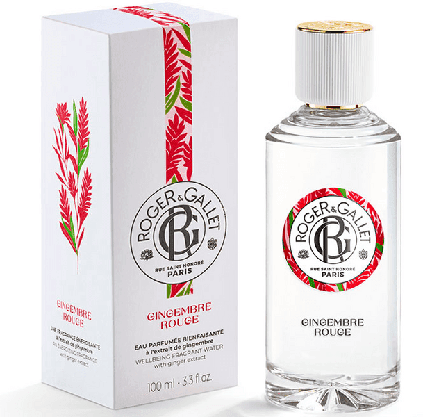 Detalle de Roger&Gallet Gingembre Rouge Agua Perfumada Bienestar 100 ml
