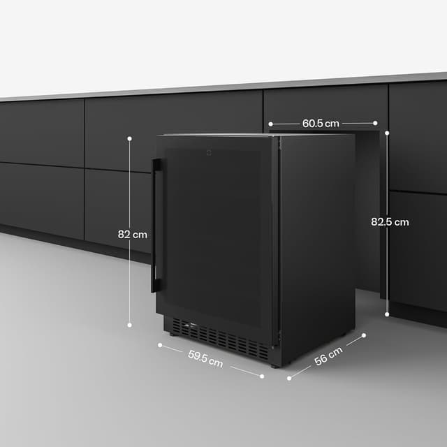 Thumbnail 6 de Klarstein Velaire Cave à Vin 2 Zones 46 bouteilles encastrable ou pose libre