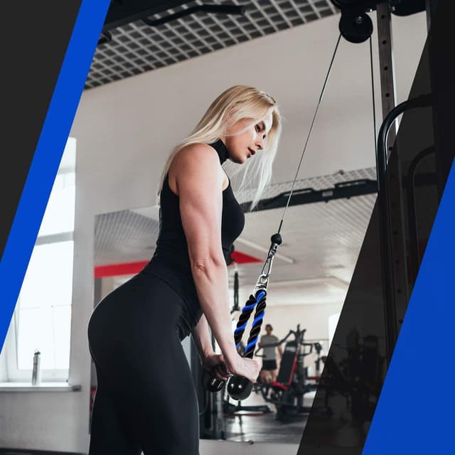 Detalle de Yes4All tricep rope cable attachment 2.5 cm