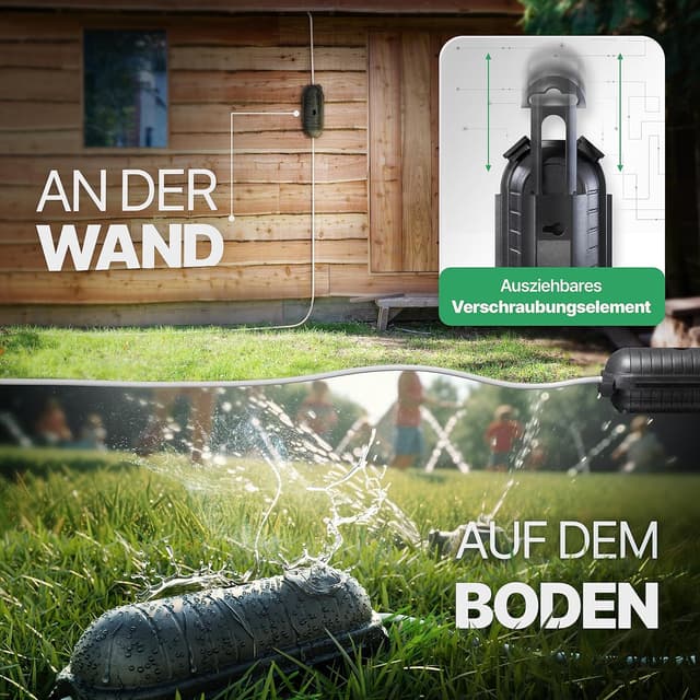 Detalle 2 de Adlerfokus Kabelbox wasserdicht IP44 „Safe Box“ (2 Stück) – Outdoor-Sicherheitsbox für Steckverbindungen