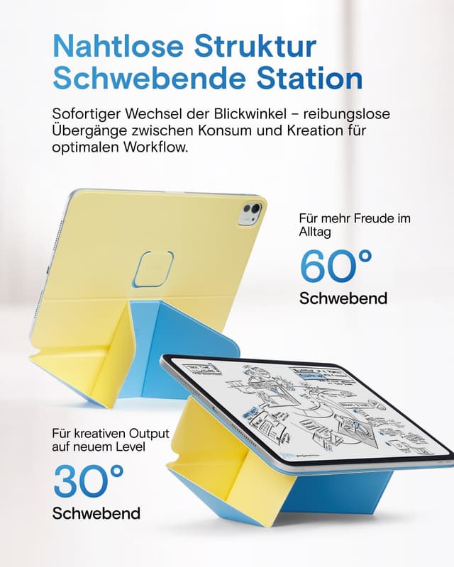 Detalle 2 de MOFT Dynamic Folio Hülle für 11" iPad Air (M4/M3/M2/4. & 5. Gen) – schlankes Magnet-Folio mit Stand und 20+ Winkeln