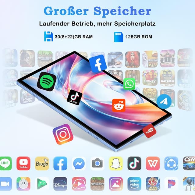 Detalle 2 de ZIOVO Android Tablet 10 Zoll 30 GB RAM