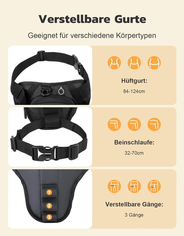 Thumbnail 5 de Mohard Beintasche Motorrad wasserdicht