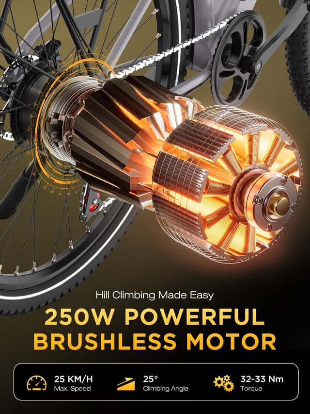 Detalle 1 de HITWAY BK7S e-bike 36V 12.8Ah 250W