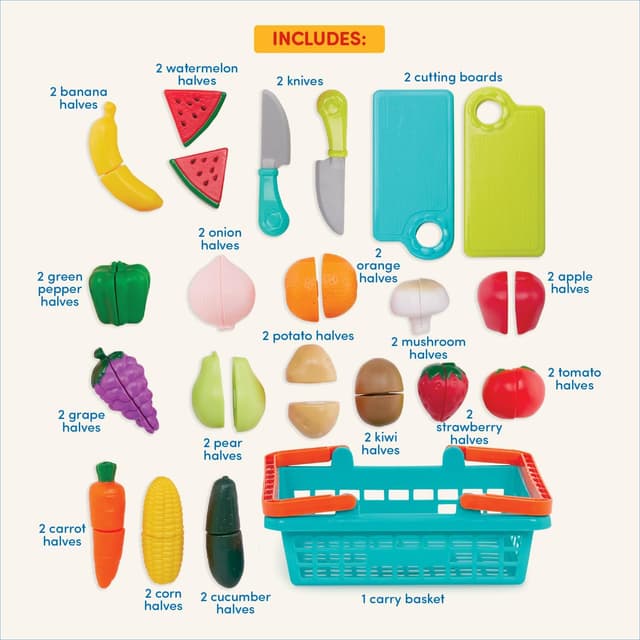 Thumbnail 4 de Battat Play Food Set 37 Pieces