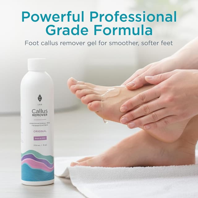 Detalle 2 de Lee Beauty 8oz Gel Callus Remover for Feet 🦶