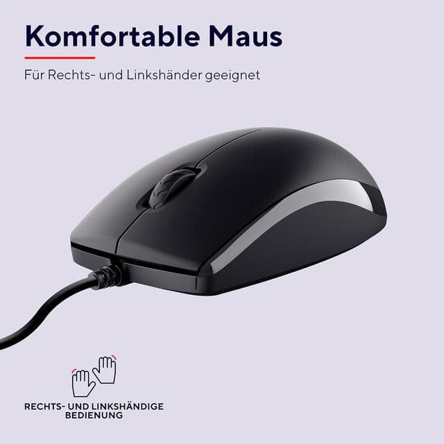 Thumbnail 4 de Trust Taro Tastatur‑ und Maus‑Set 180 cm USB