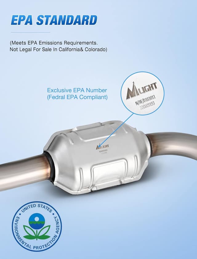 Thumbnail 1 de Nilight Catalytic Converter for Chevy Silverado