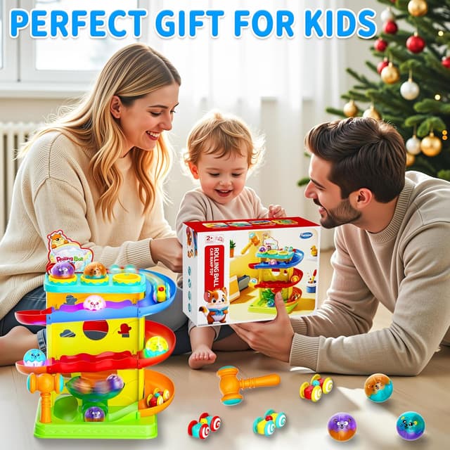 Thumbnail 5 de Funwee 2-in-1 Rolling Ball Ramp Toy