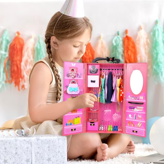 Thumbnail 6 de Kleidung für 11,5 Zoll Puppen mit Schrank