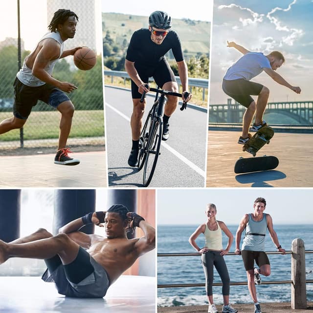 Thumbnail 6 de Runhit 3er Pack Herren-Kompressionsshorts – Base Layer für Sport, Lauf, Rad & Training