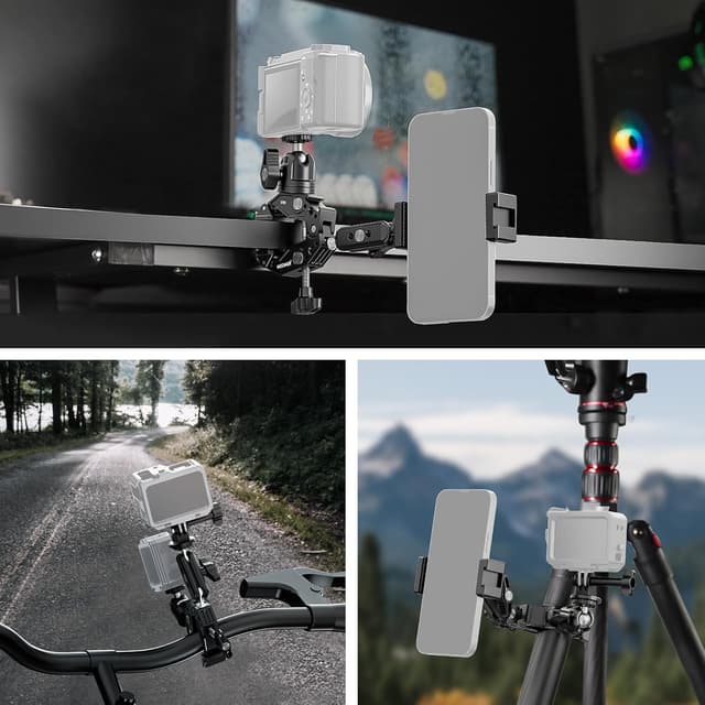 Thumbnail 6 de NEEWER Súper Abrazadera con Brazo Mágico y Adaptador 📸