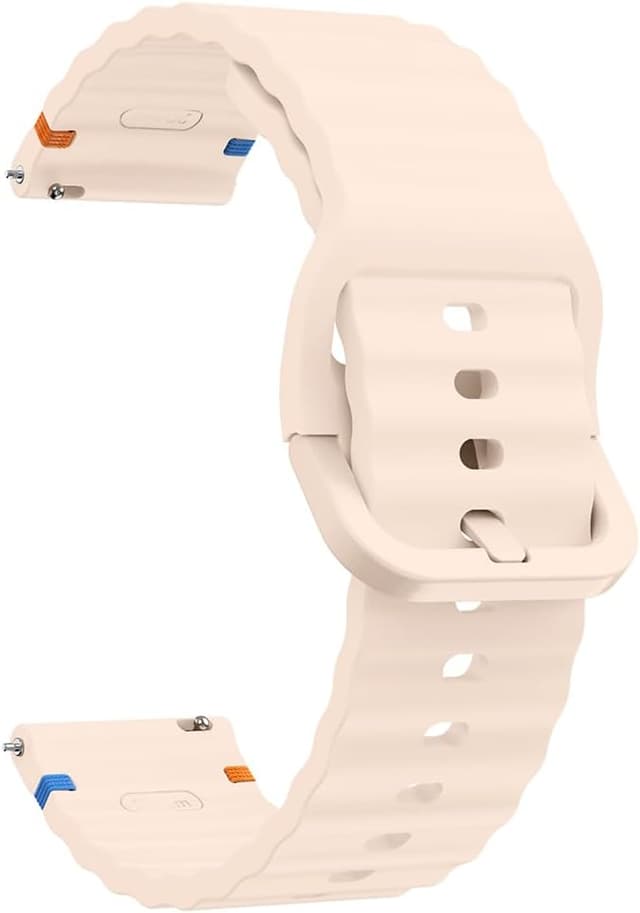 Detalle 2 de 22mm Silicone Sport Watch Strap for Huawei Watch GT 6 Pro 46mm and GT 5 46mm (TPU replacement band)