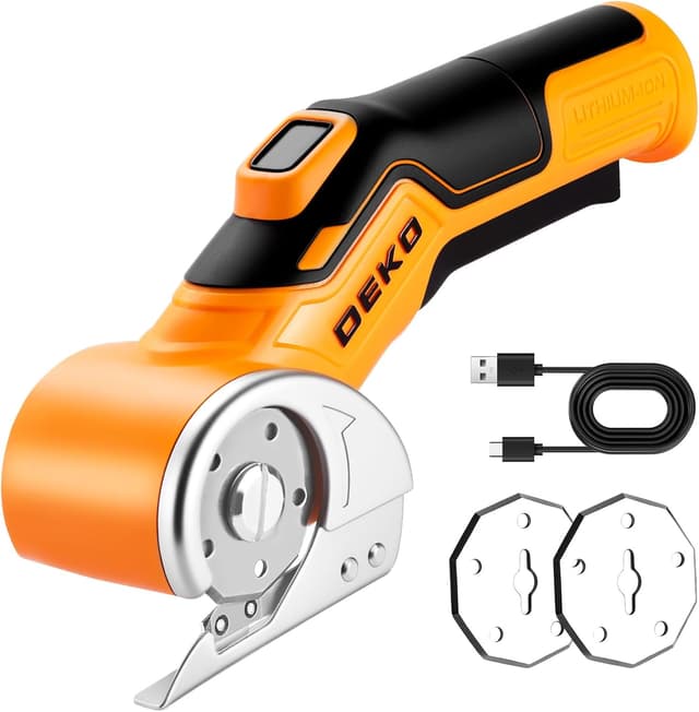 Detalle de DEKOPRO Rechargeable Box Cutter with Type-C