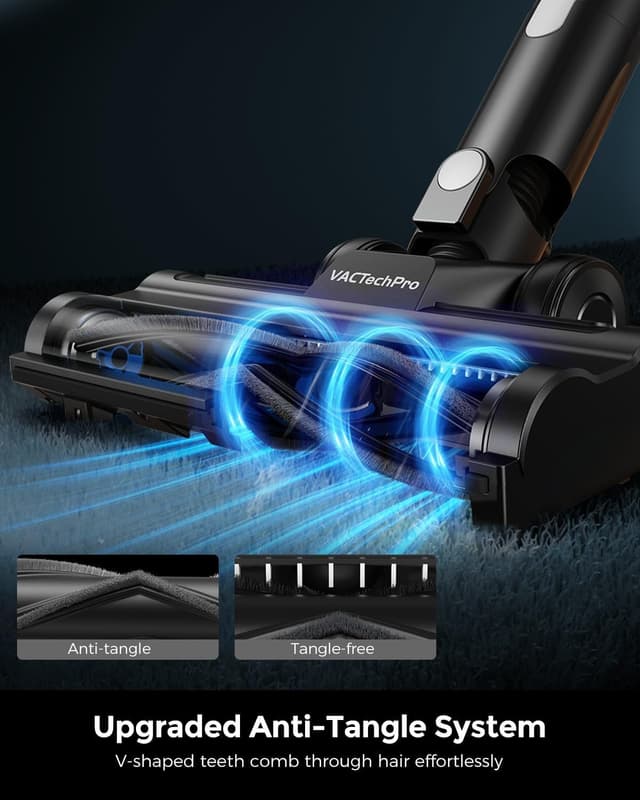 Detalle de VACTechPro F02 Lite cordless vacuum 40KPa