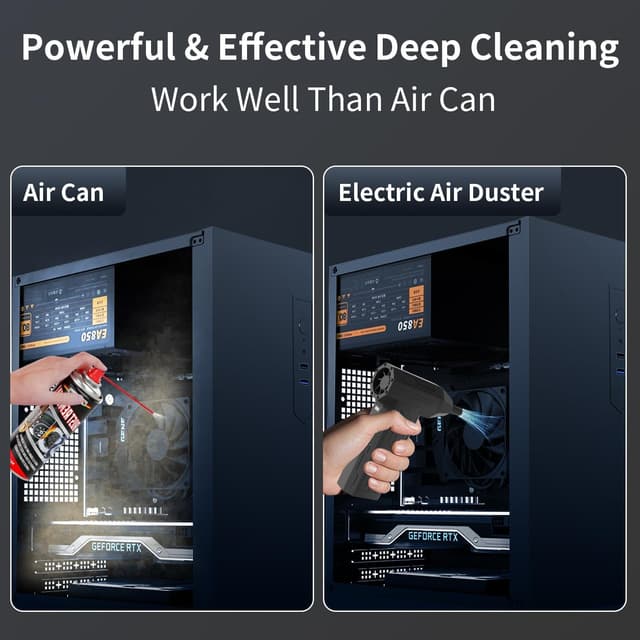 Thumbnail 5 de Compressed Air Duster Cleaner 110000 RPM Cordless