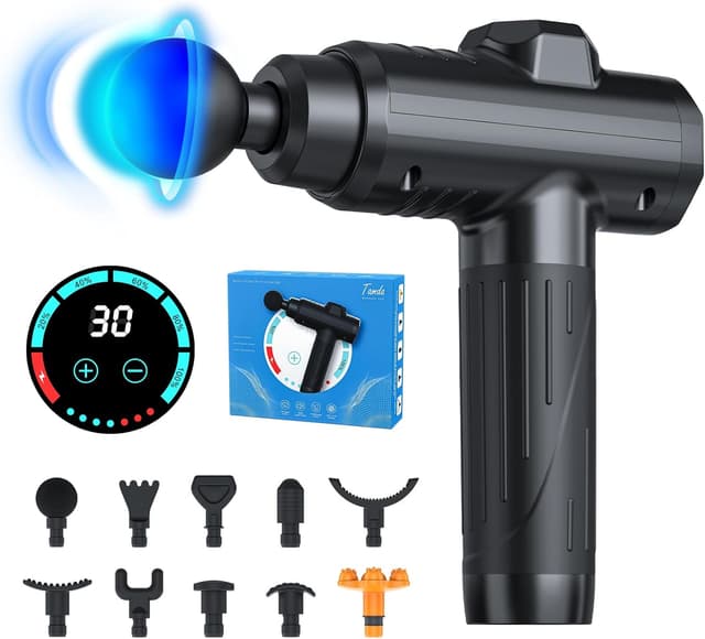 Detalle de 2025 Upgraded Deep Tissue Massage Gun 30 speeds 💆