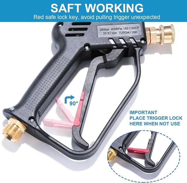 Detalle de High pressure washer gun 4350 PSI