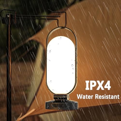 Detalle 2 de Hapfish Luz Camping Recargable 5000mAh: lámpara solar plegable LED sin cable para tienda y emergencias