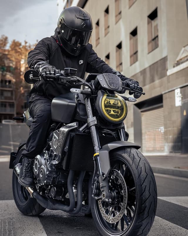 Detalle de IRON JIA’S Motorradjacke Herren 3-in-1 alle Jahreszeiten mit CE-Schulter- und Ellbogenprotektoren, XL