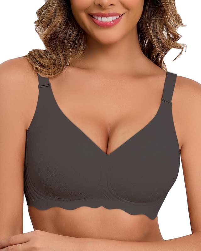 Detalle de HORISUN Bequemer Nahtloser BH mit vollständiger Abdeckung 🎀