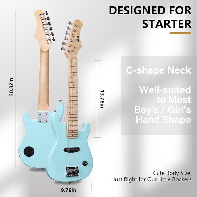 Thumbnail 4 de WINZZ EGM100 30" Kids Electric Guitar đ¸