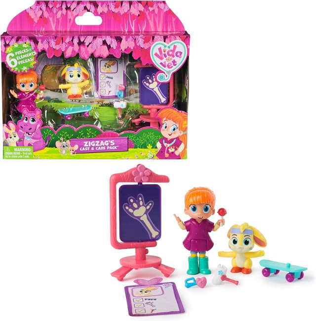 Detalle de Vida the Vet 2 figuras articuladas + accesorios 🎲
