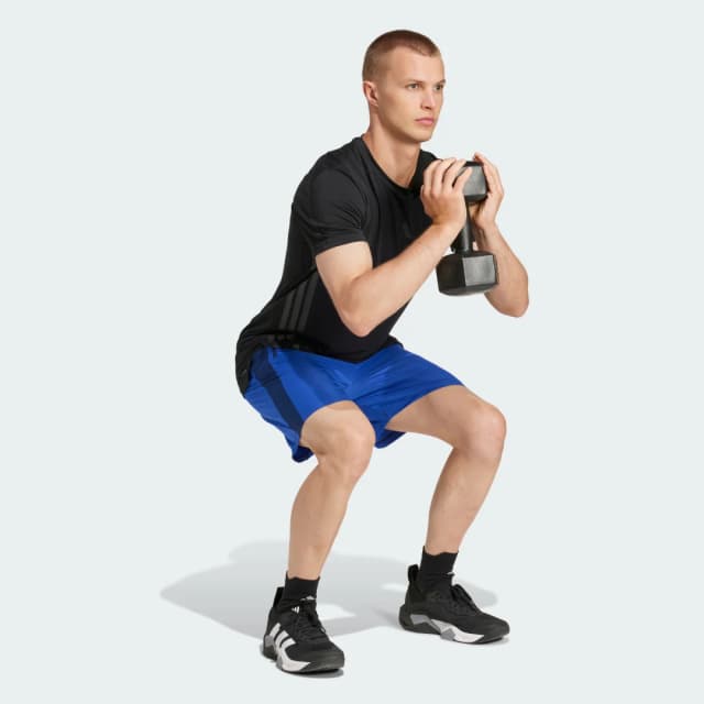 Detalle 1 de Pantalón corto Train Essentials Woven Mélange