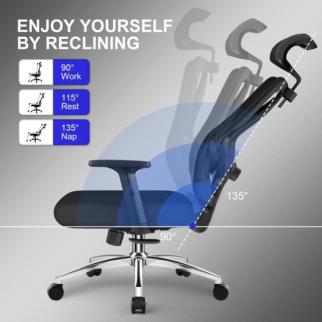 Thumbnail 4 de Daccormax Chaise bureau ergonomique 200 kg